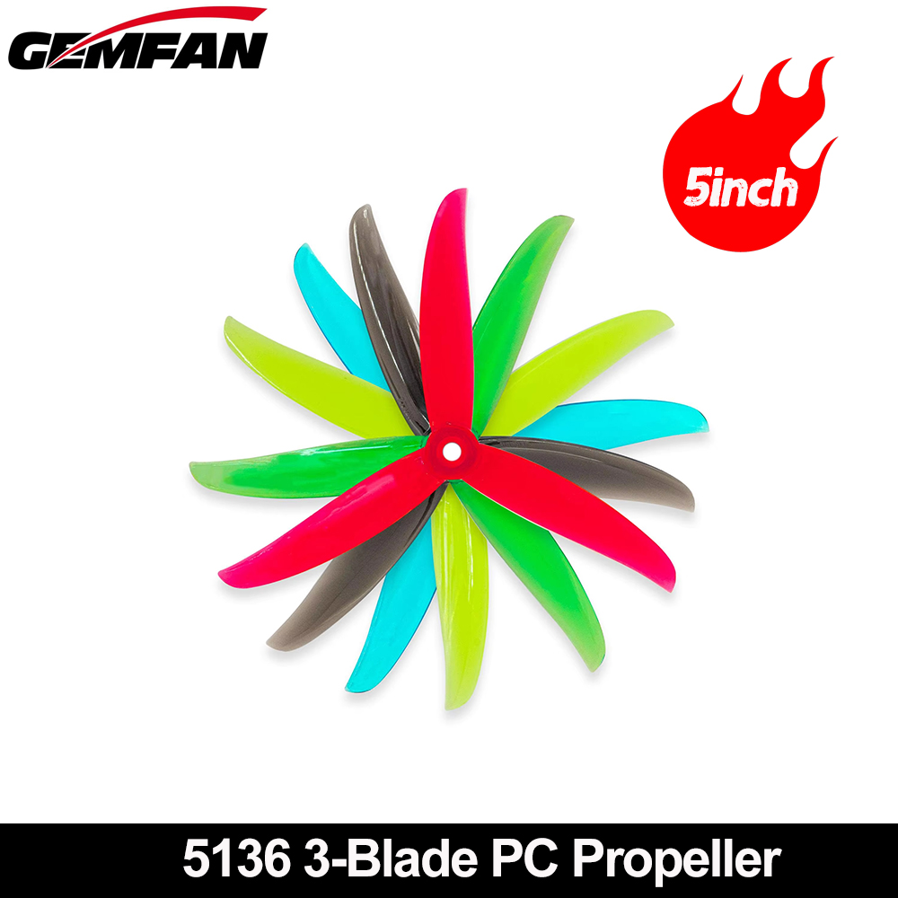 Drone Racing Propeller - Gemfan VANOVER 5136 Hélice PC de
