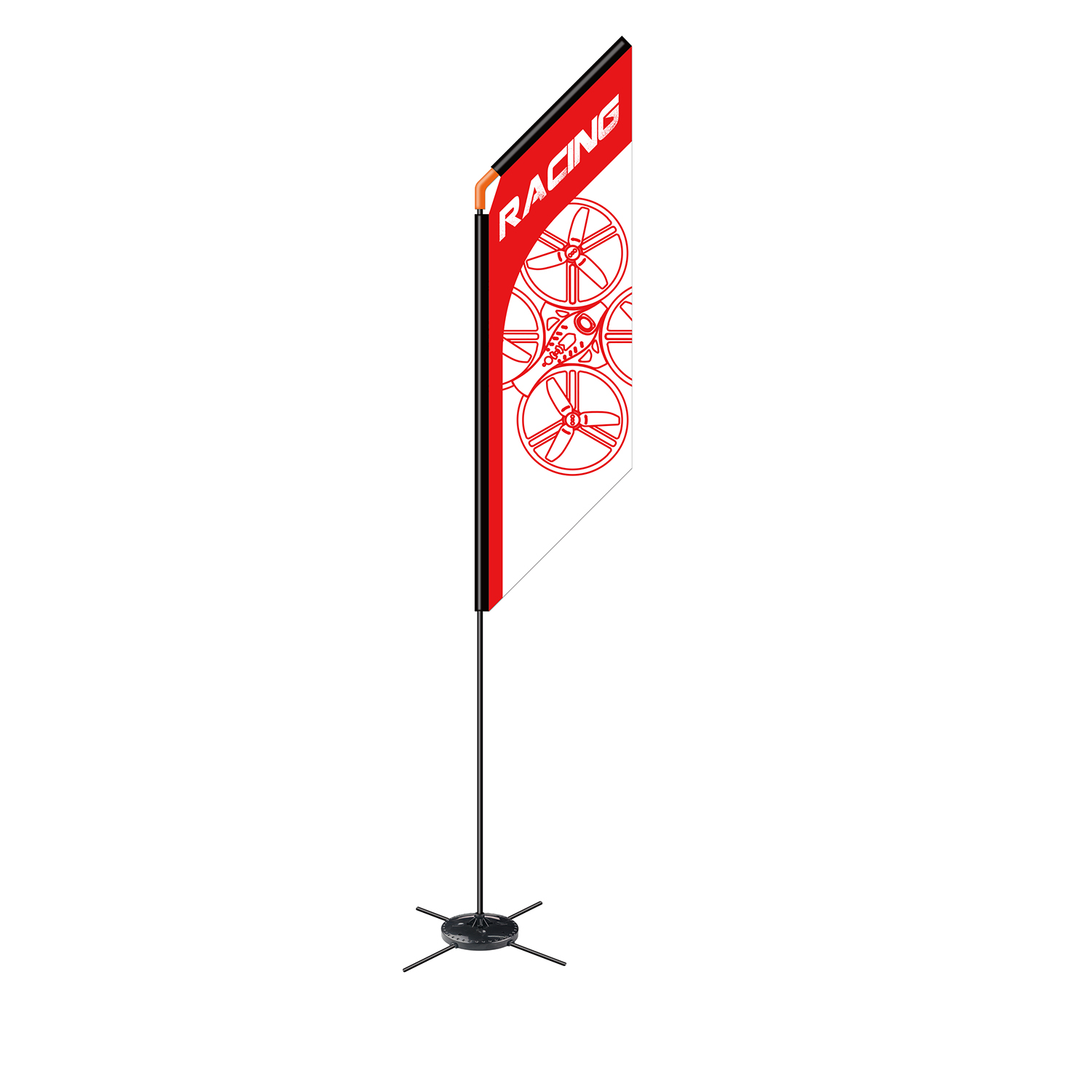Drone Racing Flag - Drone FPV Racer de 560mm com