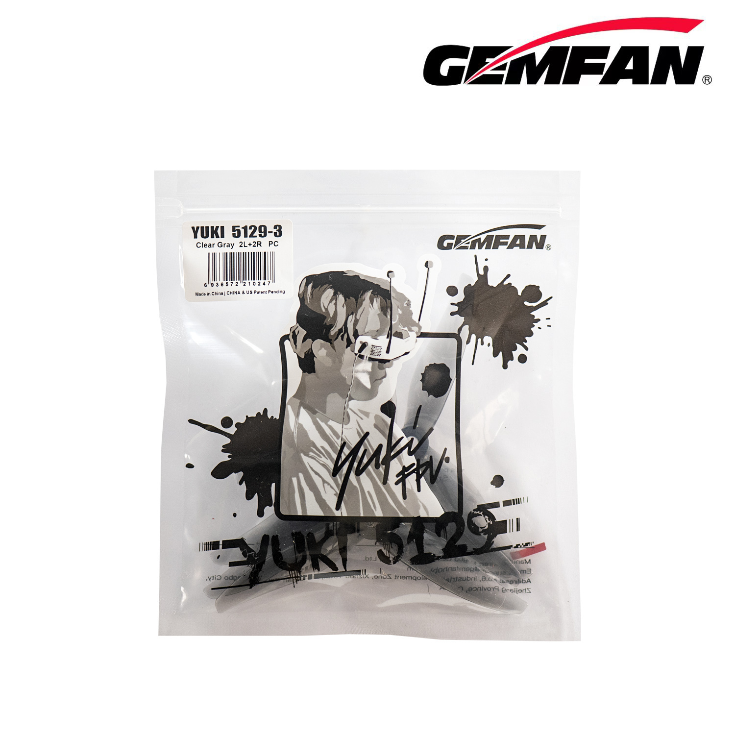 Drone Racing Motor - Gemfan 5129 5 polegadas 3 lâminas/tri-lâmina