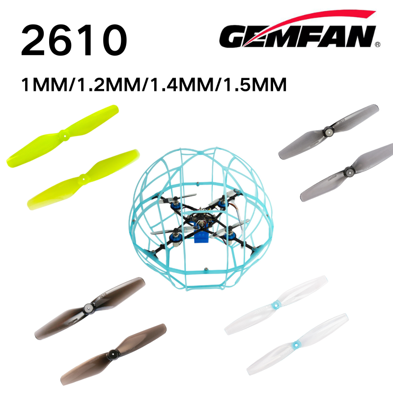 Hélices Gemfan 2610 de 2,6 pol - Drone Racing Propeller avaliação e preço