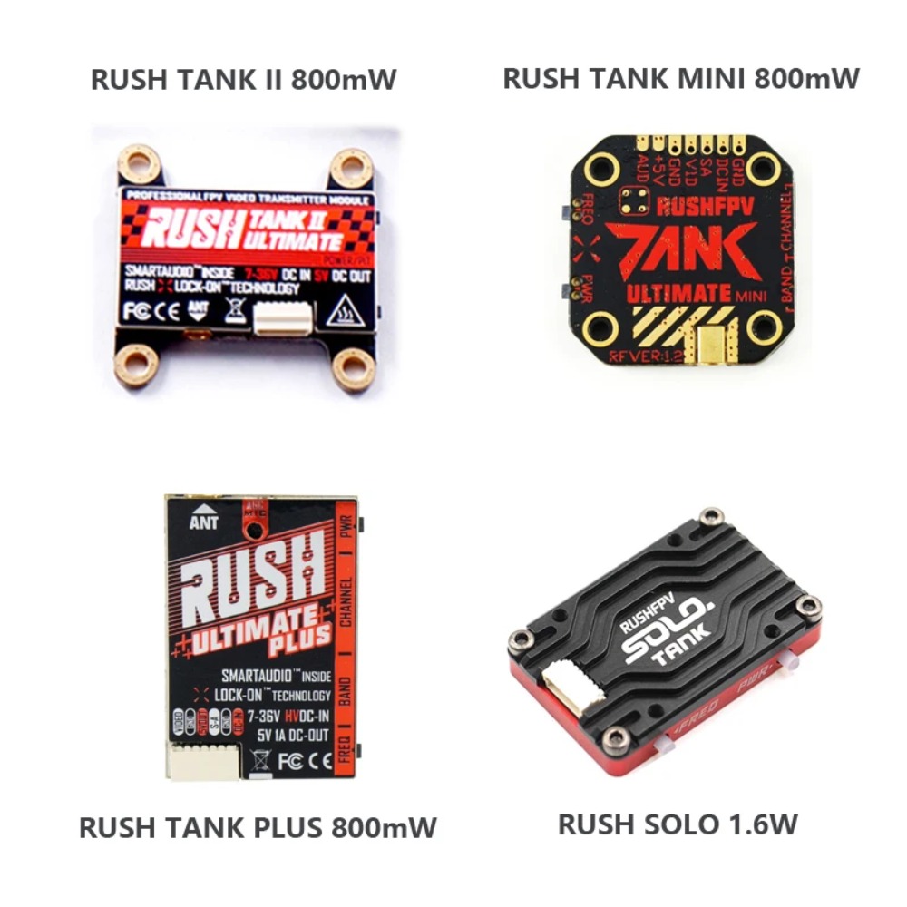 RUSH TANK Ultimate II/Mini/PLU - Drone Racing Vtx avaliação e preço